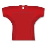 Athletic Knit F810-005 Pro Football Jersey - Red - Front