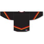 Athletic Knit H550B-CAL894B Pro Hockey Jersey - 2021 Calgary Reverse Retro Black - Rear