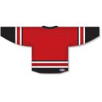 Athletic Knit H550B-CAR532B Pro Hockey Jersey - 2017 Carolina Red - Rear