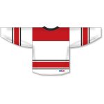Athletic Knit H550B-CAR533B Pro Hockey Jersey - 2017 Carolina White - Rear
