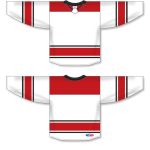 Athletic Knit H550B-CAR533B Pro Hockey Jersey - 2017 Carolina White - Full