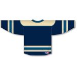 Athletic Knit H550B-CLM373B Pro Hockey Jersey - 2018 Columbus 3rd Navy - Rear