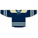 Athletic Knit H550B-CLM373B Pro Hockey Jersey - 2018 Columbus 3rd Navy - Front