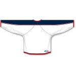 Athletic Knit H550B-CLM891B Pro Hockey Jersey - 2010 Columbus White - Rear