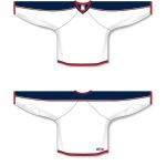 Athletic Knit H550B-CLM891B Pro Hockey Jersey - 2010 Columbus White - Full