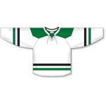 Athletic Knit H550B-DAL824B Pro Hockey Jersey - 2017 Dallas White - Front
