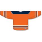 Athletic Knit H550B-EDM369B Pro Hockey Jersey - 2017 Edmonton Orange - Rear