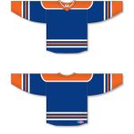 Athletic Knit H550B-EDM877B Pro Hockey Jersey - 2018 Edmonton 3rd Royal - Full