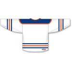 Athletic Knit H550B-EDM878B Pro Hockey Jersey - 2018 Edmonton 3rd White - Rear