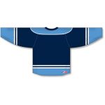 Athletic Knit H550B-FLO855B Pro Hockey Jersey - 2010 Florida 3rd Navy - Rear