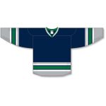 Athletic Knit H550B-HAR957B Pro Hockey Jersey - 1992 Hartford Navy - Front