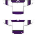 Athletic Knit H550B-LAS881B Pro Hockey Jersey - New 1998 Los Angeles White - Full