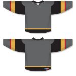 Athletic Knit H550B-LAV394B Pro Hockey Jersey - 2017 Vegas Charcoal - Full