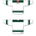 Athletic Knit H550B-MIN565B Pro Hockey Jersey - 2013 Minnesota White - Full