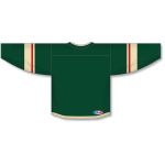 Athletic Knit H550B-MIN860B Pro Hockey Jersey - 2017 Minnesota Dark Green - Rear