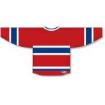 Athletic Knit H550B-MON782B Pro Hockey Jersey - 2017 Montreal Red - Rear