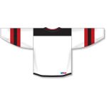 Athletic Knit H550B-NJE867B Pro Hockey Jersey - 2017 New Jersey Red - Rear