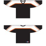 Athletic Knit H550B-PHI624B Pro Hockey Jersey - Philadelphia 3rd Black - Full