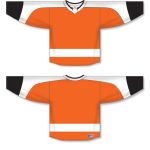 Athletic Knit H550B-PHI870B Pro Hockey Jersey - 2017 Philadelphia Orange - Full
