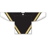 Athletic Knit H550B-PIT514B Pro Hockey Jersey - Pittsburgh 3rd Black - Front