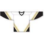 Athletic Knit H550B-PIT515B Pro Hockey Jersey - Pittsburgh 3rd White - Front