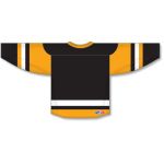 Athletic Knit H550B-PIT744B Pro Hockey Jersey - 2017 Pittsburgh Black - Rear