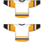 Athletic Knit H550B-PIT745B Pro Hockey Jersey - 2017 Pittsburgh White - Full