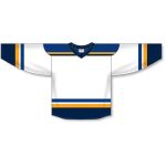 Athletic Knit H550B-STL858B Pro Hockey Jersey - 2017 St. Louis White - Front