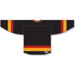 Athletic Knit H550B-VAN295B Pro Hockey Jersey - 2018 Vancouver 3rd Black - Rear