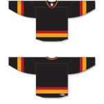 Athletic Knit H550B-VAN295B Pro Hockey Jersey - 2018 Vancouver 3rd Black - Full