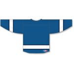 Athletic Knit H550B-WIN776B Pro Hockey Jersey - 2018 Winnipeg 3rd Cobalt - Rear