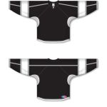 Athletic Knit H550C-LAS940C Pro Hockey Jersey - 2010 Los Angeles 3rd Black - Full