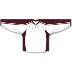 Athletic Knit H550C-PET481C Pro Hockey Jersey - Peterborough White - Front