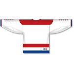 Athletic Knit H550C-WAS908C Pro Hockey Jersey - 2011 Washington Winter Classic White - Rear