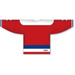 Athletic Knit H550C-WAS916C Pro Hockey Jersey - 2005 Washington 3rd Red - Rear