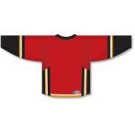 Athletic Knit H550D-CAL718D Pro Hockey Jersey - 2017 Calgary Red - Rear