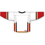 Athletic Knit H550D-CAL719D Pro Hockey Jersey - 2017 Calgary White - Rear