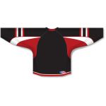 Athletic Knit H550D-OTT936D Pro Hockey Jersey - 2009 Ottawa 3rd Black - Rear