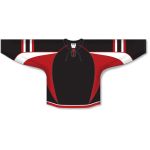 Athletic Knit H550D-OTT936D Pro Hockey Jersey - 2009 Ottawa 3rd Black - Front