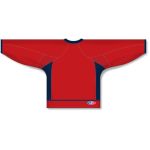Athletic Knit H550D-WAS806D Pro Hockey Jersey - 2008 Washington Red - Rear