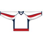 Athletic Knit H550D-WAS807D Pro Hockey Jersey - 2008 Washington White - Front