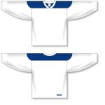Athletic Knit H6100-207 League Hockey Jersey - White/Royal - Full