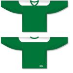 Athletic Knit H6100-210 League Hockey Jersey - Kelly/White - Full