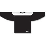 Athletic Knit H6100-221 League Hockey Jersey - Black/White - Rear