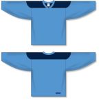 Athletic Knit H6100-232 League Hockey Jersey - Sky/Navy - Full