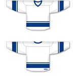 Athletic Knit H6400-207 League Hockey Jersey - White/Royal - Full