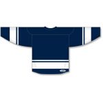 Athletic Knit H6400-216 League Hockey Jersey - Navy/White - Rear