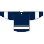 Athletic Knit H6400-216 League Hockey Jersey - Navy/White - Front