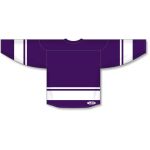 Athletic Knit H6400-220 League Hockey Jersey - Purple/White - Rear