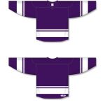 Athletic Knit H6400-220 League Hockey Jersey - Purple/White - Full